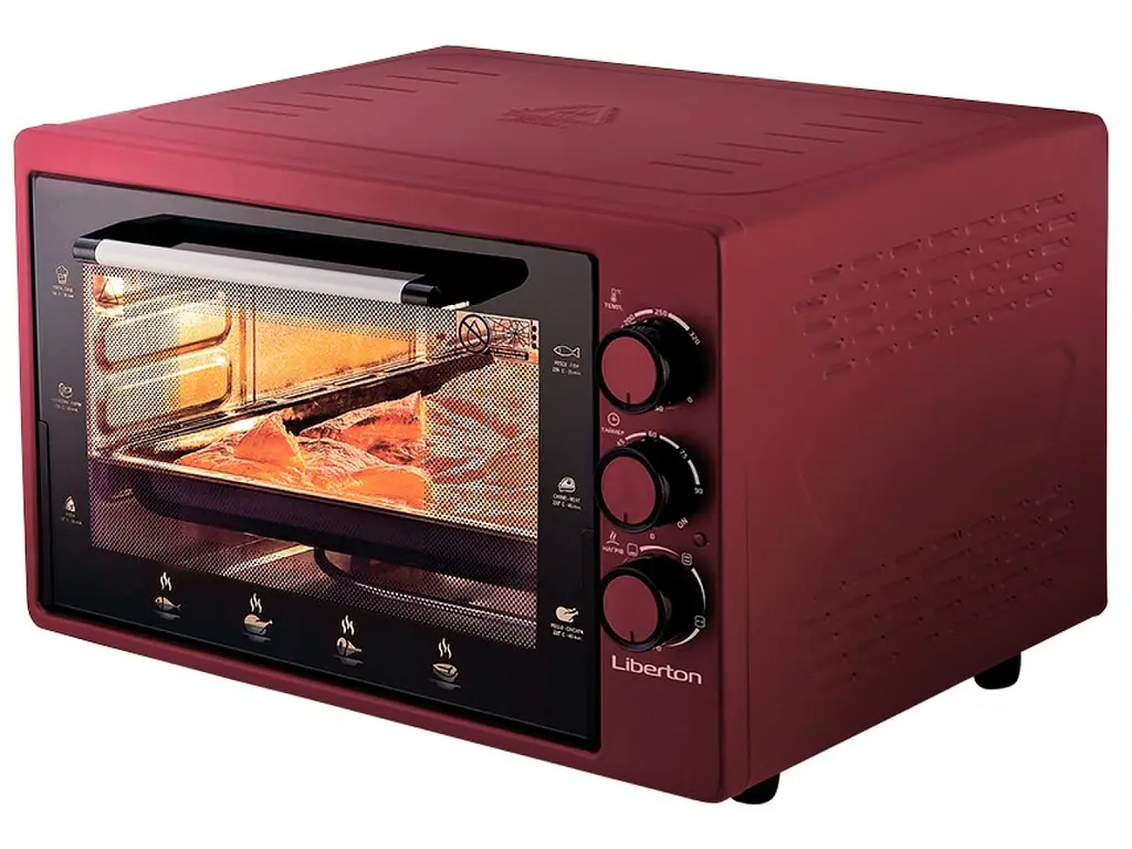 Електродуховка Liberton LEO-550 Red 55 л - фото 2