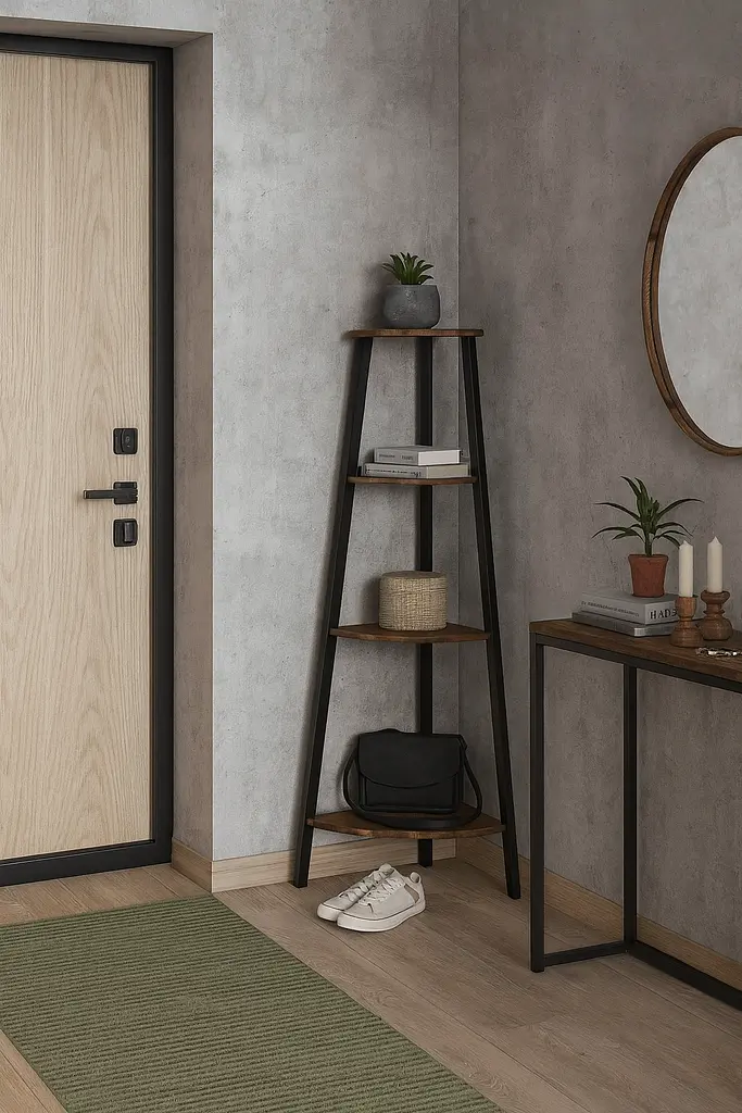 Етажерка Costway Leo кутова в стилі Loft - фото 7