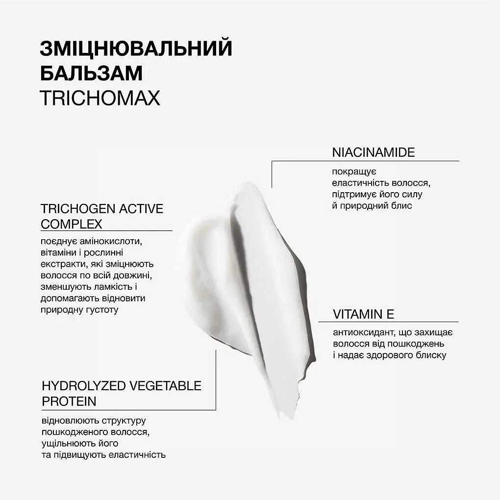 Бальзам для волосся Triology. Trichomax зміцнювальний від ламкості та випадіння 200 мл - фото 3