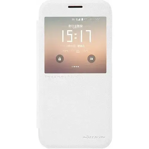 Чехол-книжка Nillkin Sparkle для Samsung S7 белый - фото 2