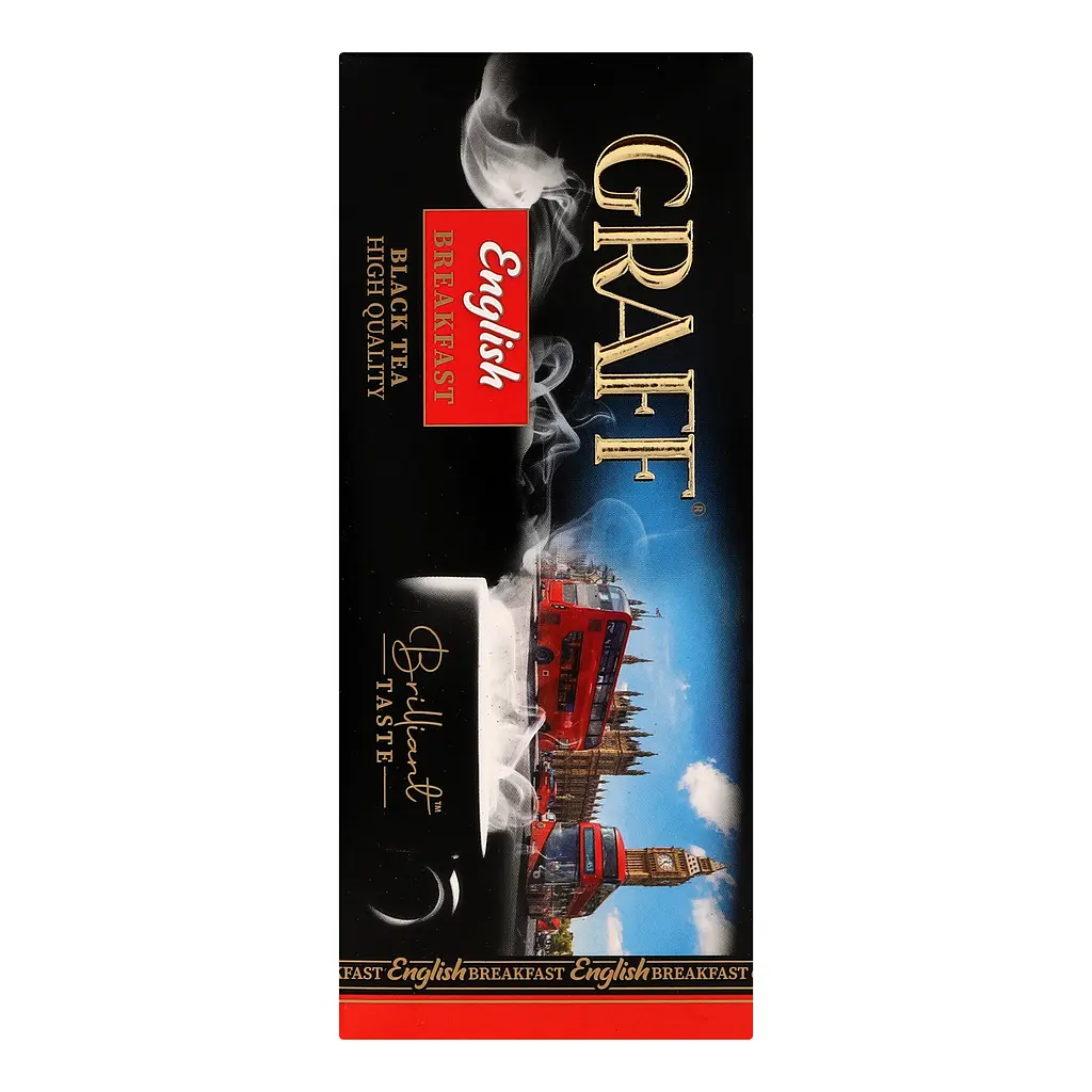 Чай чорний Graff English Breakfast в пакетиках 40 г (20 шт. х 2 г)  - фото 4