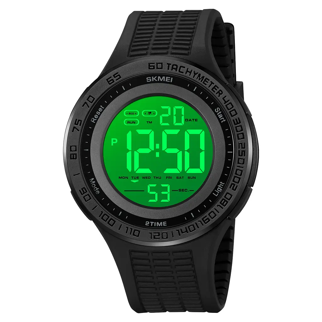 Наручний годинник чоловічий 2155BKWT Black-White Skmei acs0030228 - фото 2