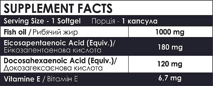 Атлантична Омега 3 Omega 3 Atlantic - 90 софтгель Powerful Progress - фото 2