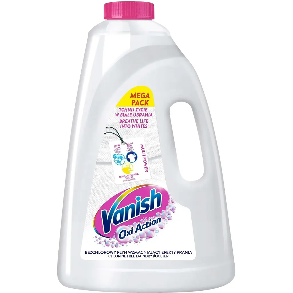 Набір для видалення плям Vanish: Oxi Action Multi Power Gel 3 л + Oxi Action Кришталева білизна 3 л - фото 2