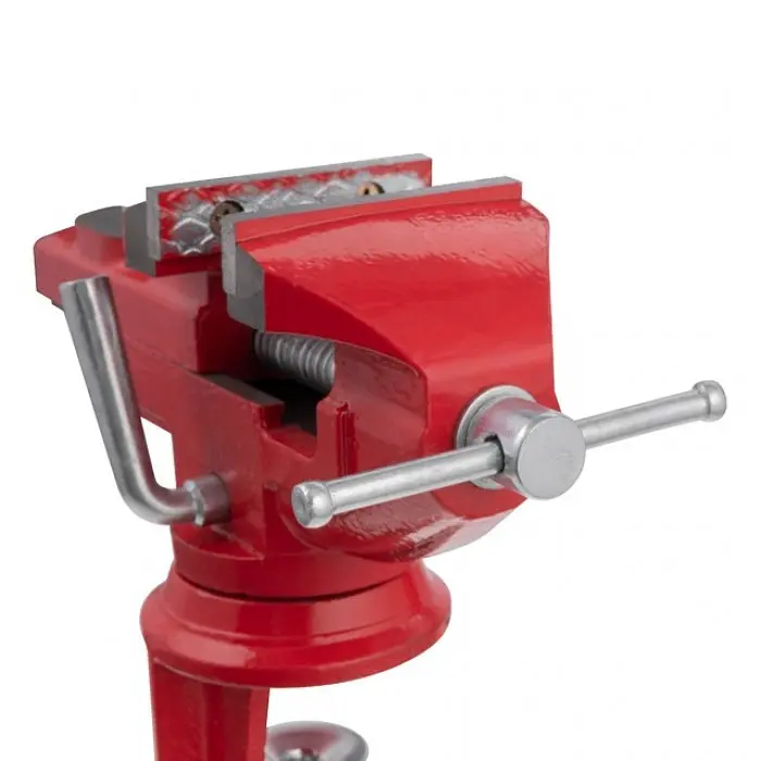 Тиски слесарные поворотные Intertool HT-0054 60 мм чугунные - фото 5