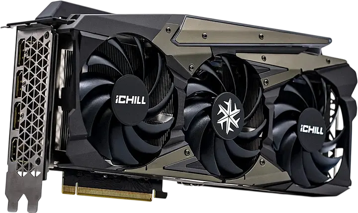 Відеокарта GeForce RTX 3090 24GB Inno3D iChill X4 (C30904-246XX-1880VA36) Б/В - фото 3
