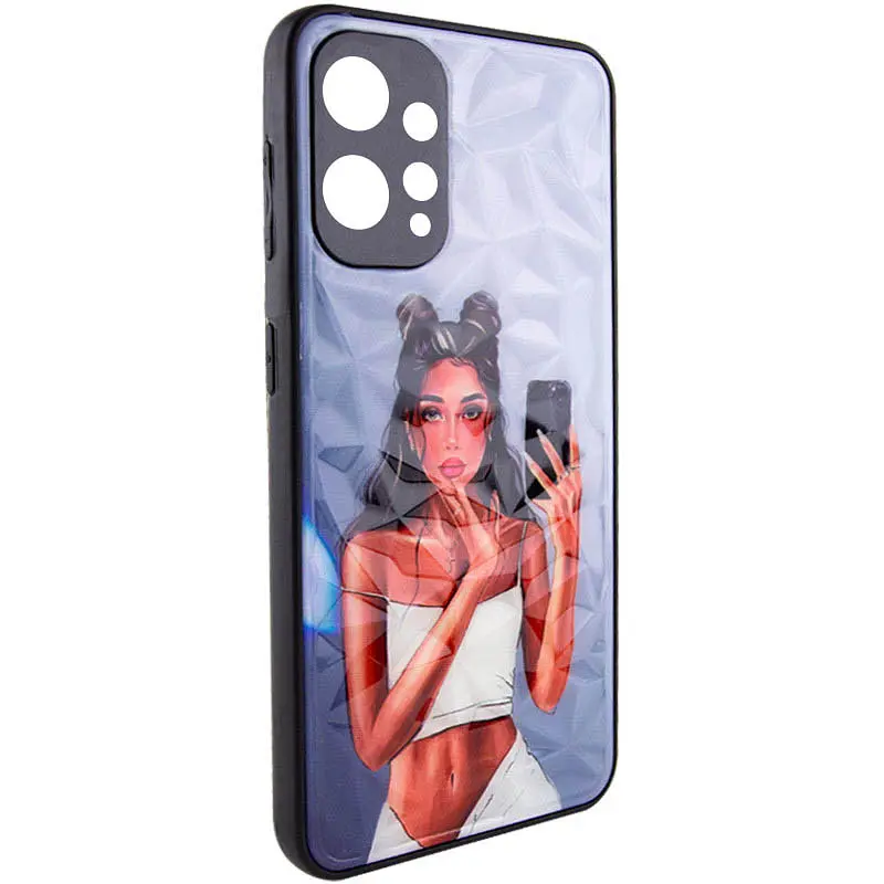 TPU+PC чохол Epik Prisma Ladies для Xiaomi Redmi 12 Black in White - фото 2