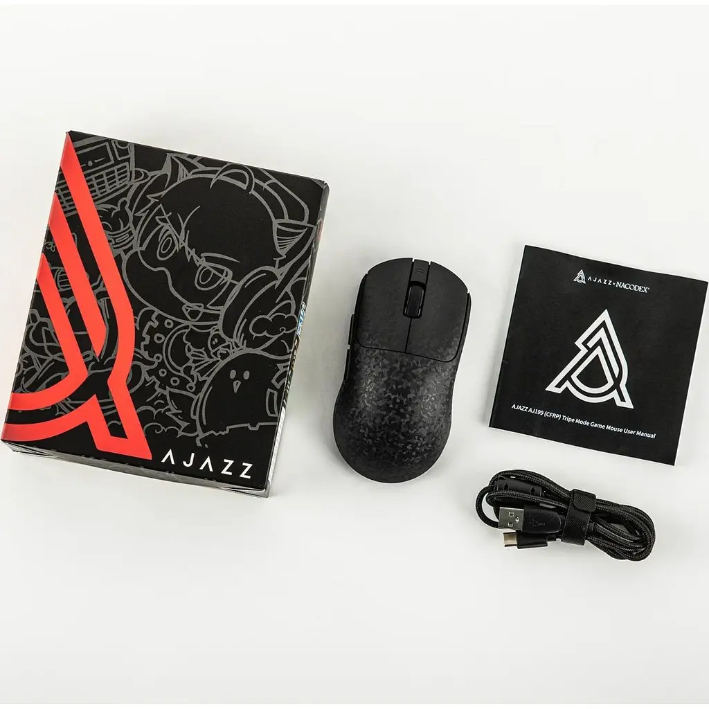 Миша Ajazz AJ199 Carbon Filter Black (AJ199-B) [158859] - фото 7