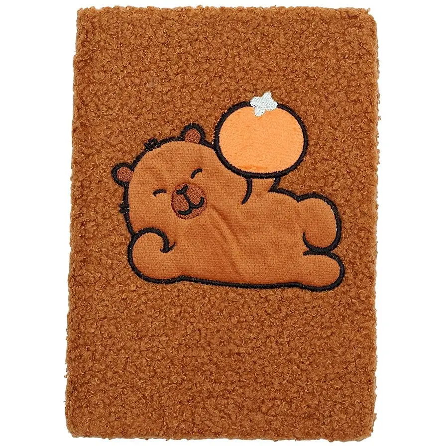 Блокнот А5 ZiBi Capybara 10 Kids Line плюшевый клетка 80 листов (ZB.700024) - фото 4