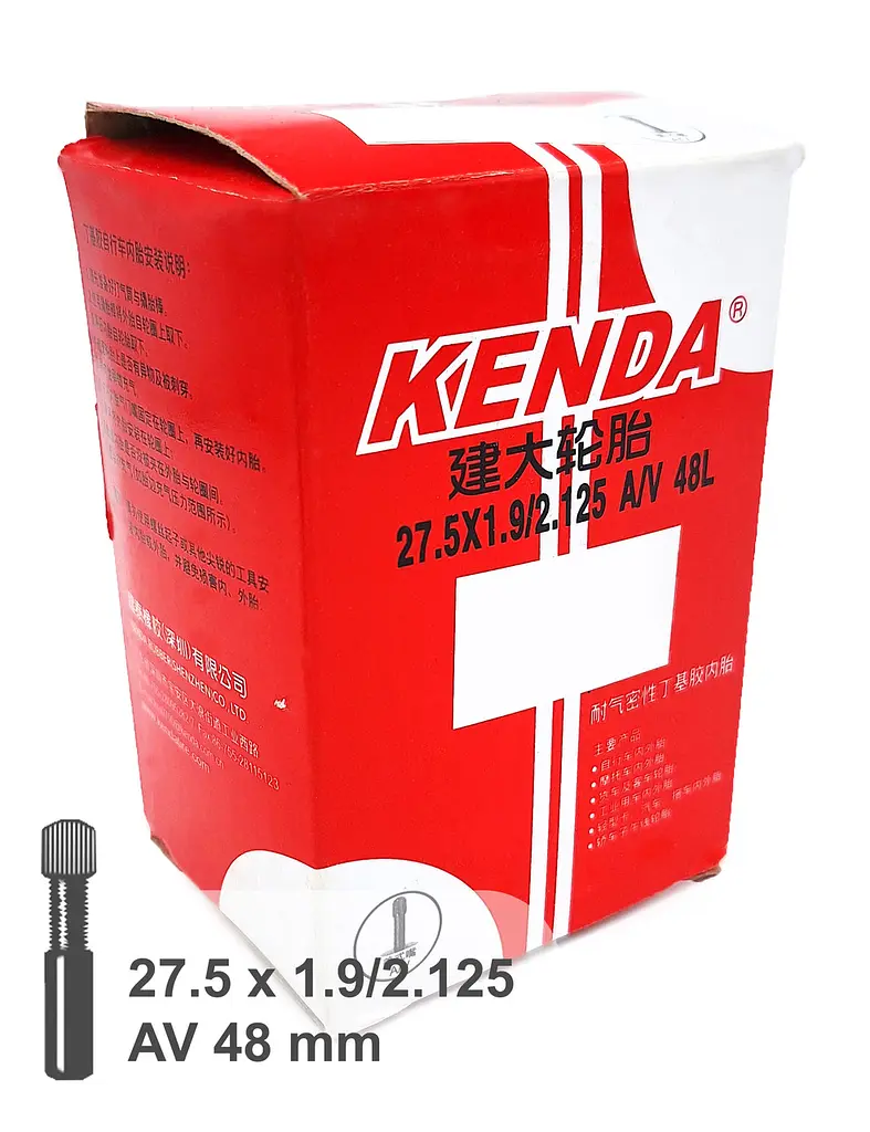 Камера велосипедна Kenda 27.5х1.9/2.125 AV 48 мм (G0000948) - фото 2