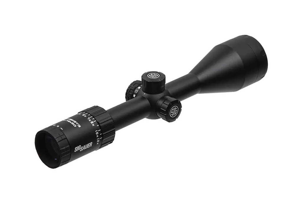 Прицел оптический SIG Optics Whiskey 3 4-12x50mm, 25,4mm, SFP, HellFire QuadPlex - фото 2