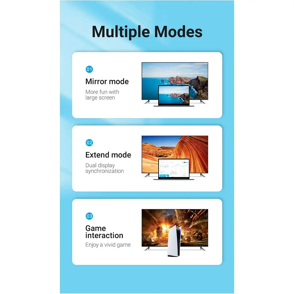 Кабель Vention HDMI-HDMI V 2.0 1 м (ALEHF) - фото 8