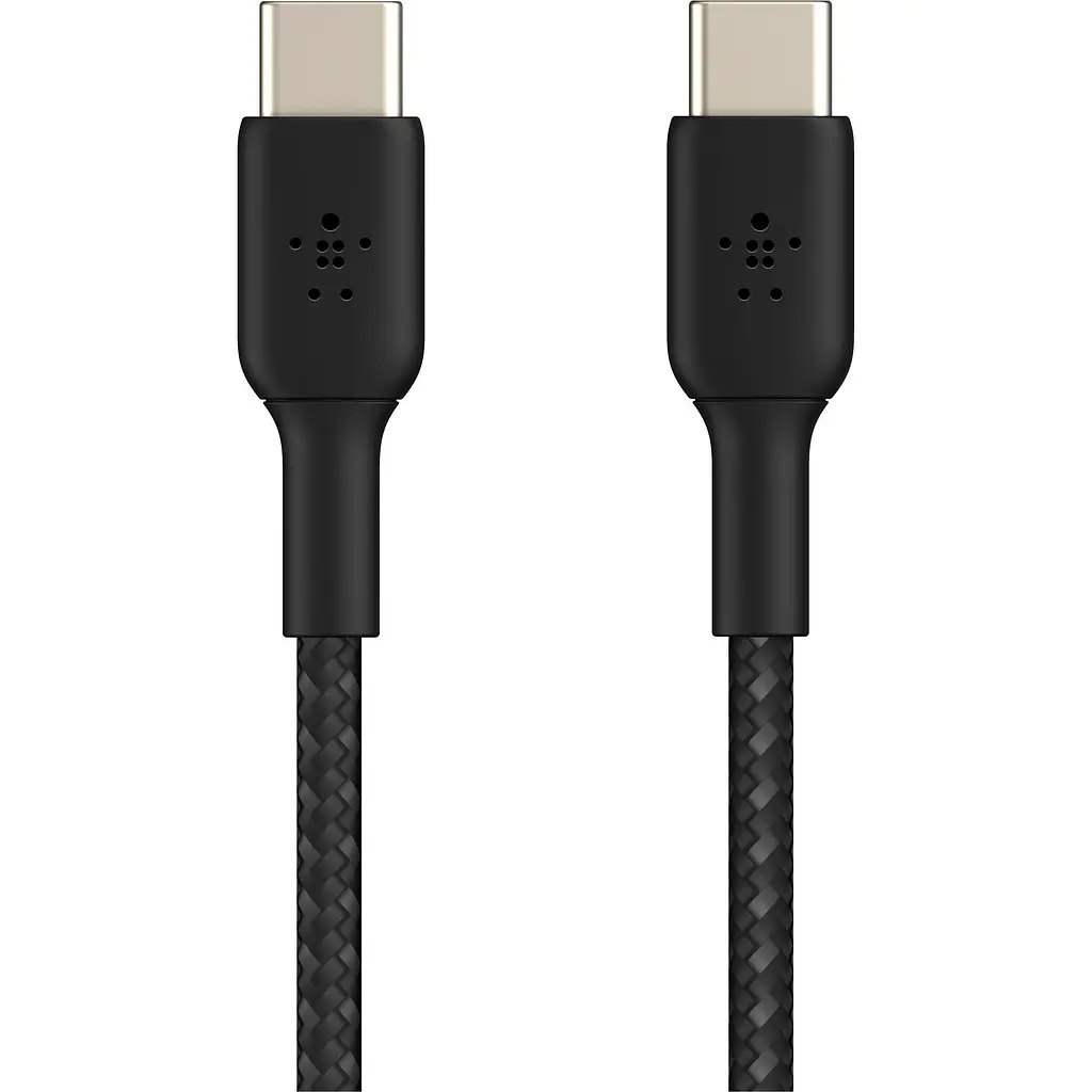 Кабель Belkin Boost Up Charge Braided USB-C to USB-C 1m Black (CAB004BT1MBK) [158880] - фото 2