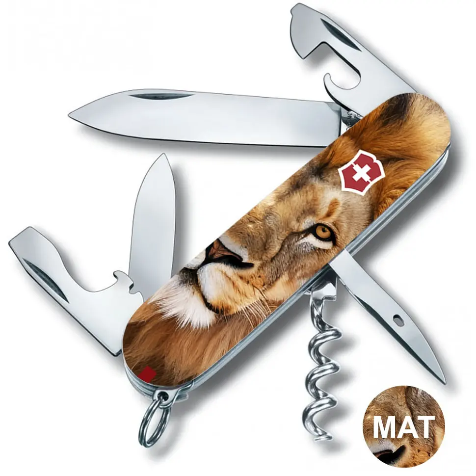 Ніж Victorinox Spartan Animal 91мм 13функ Лев - фото 2