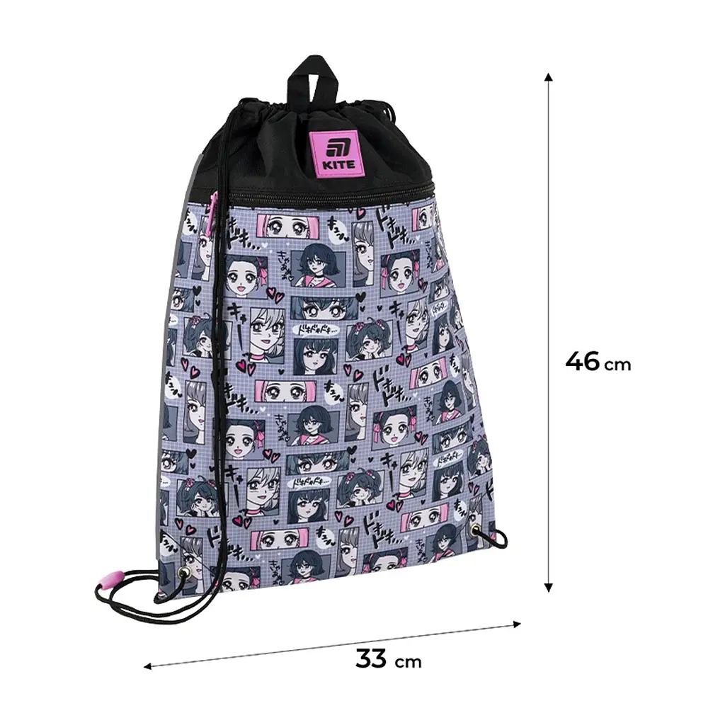 Сумка для взуття Kite 601M Anime Girl (K25-601M-9) - фото 2
