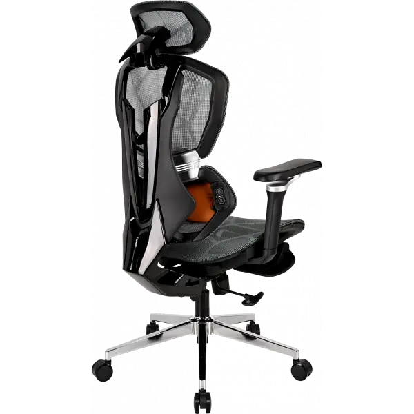 Геймерське крісло GT Racer X-7002 Black/Black/Green (Massage) - фото 6