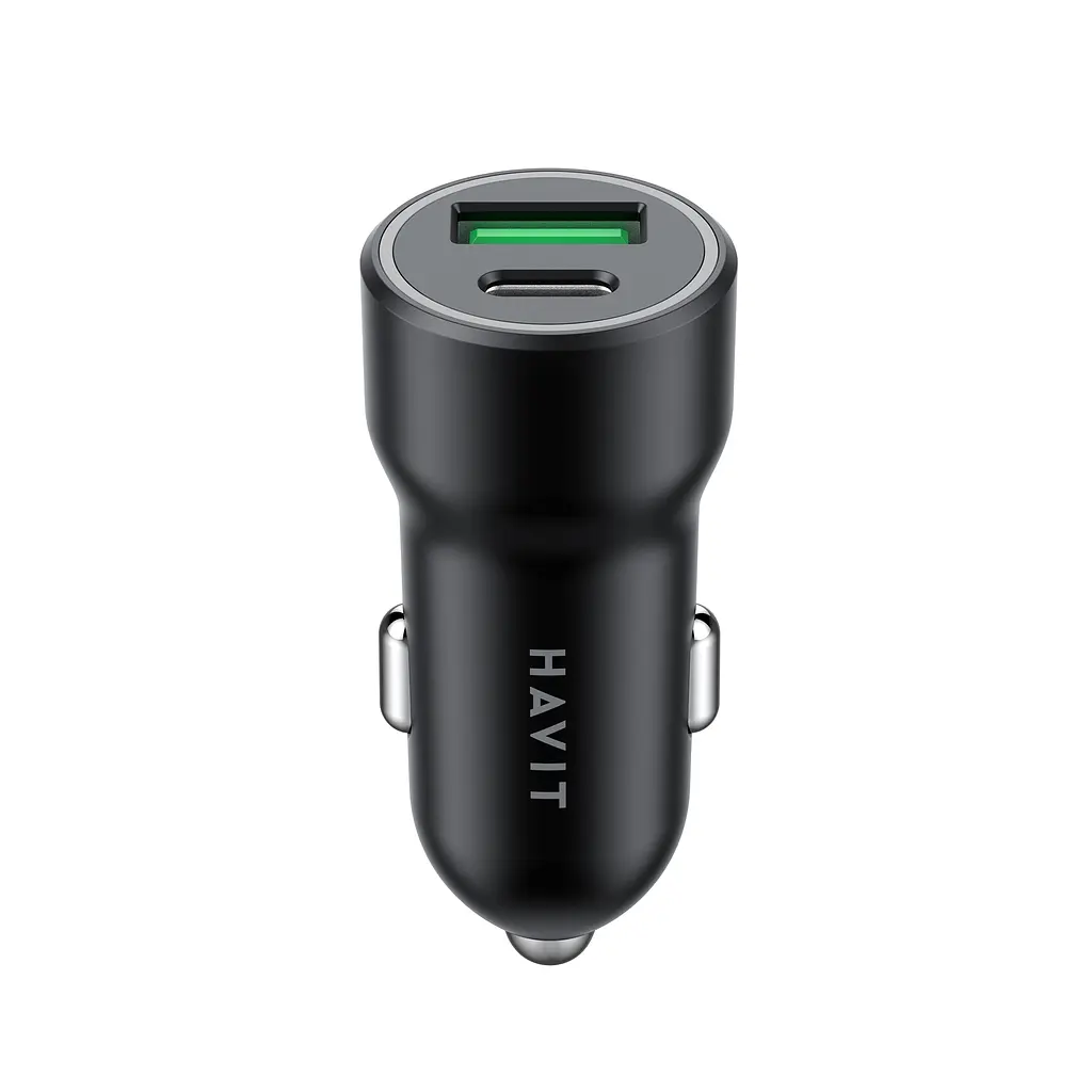 Автомобільний зарядний пристрій HAVIT HV-CC613 20W USB+USB-C HAVIT (27959-000)