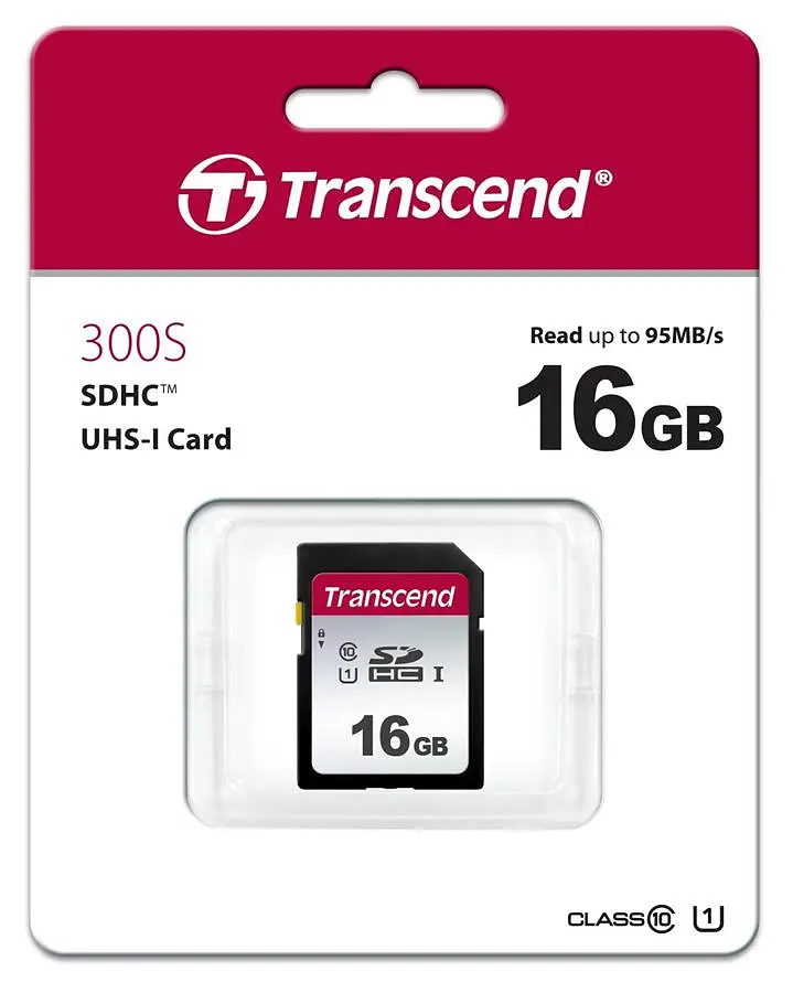 Transcend Карта пам'яті SD 16GB C10 UHS-I R95/W10MB/s - фото 2