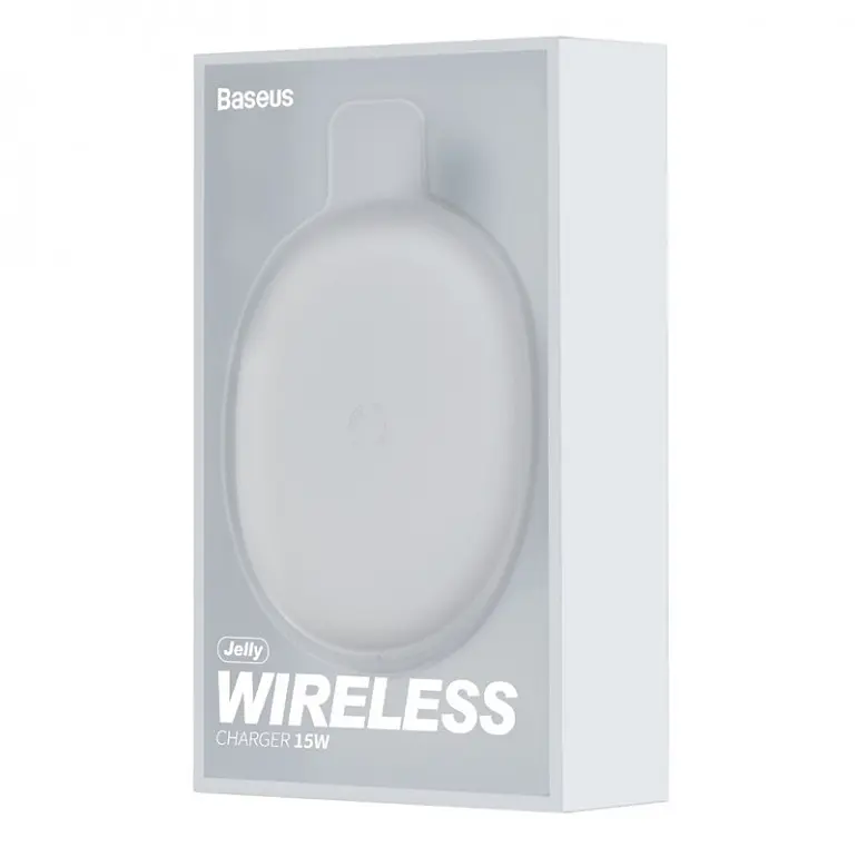 Беспроводное зарядное устройство для Baseus Jelly 15W Белый (WXGD-02) - фото 5