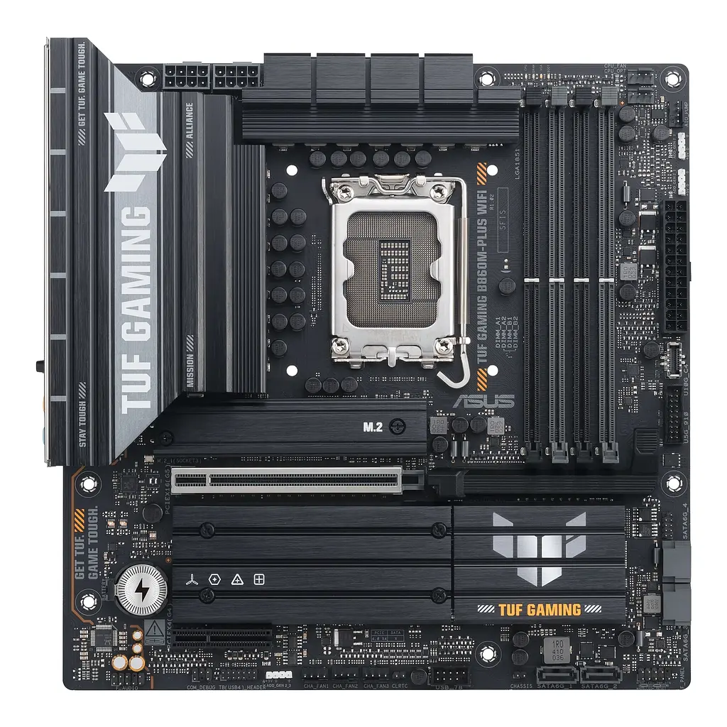 Материнcька плата TUF GAMING B860M-PLUS WIFI s1851 B860 4xDDR5 M.2 DP HDMI USB Type-C Wi-Fi BT Asus teh0018982 - фото 2