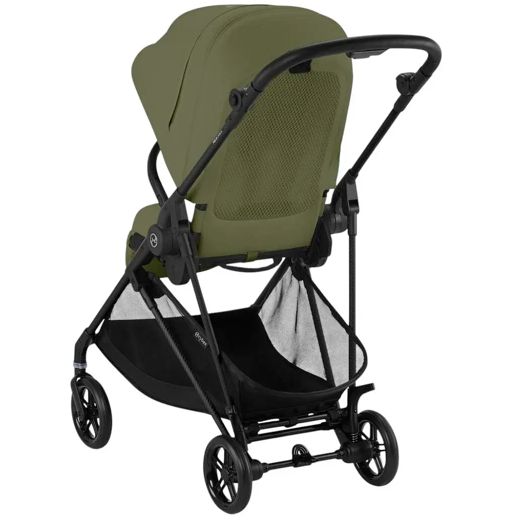 Коляска Cybex Melio Carbon Moss Green з бампером (525000445) - фото 6