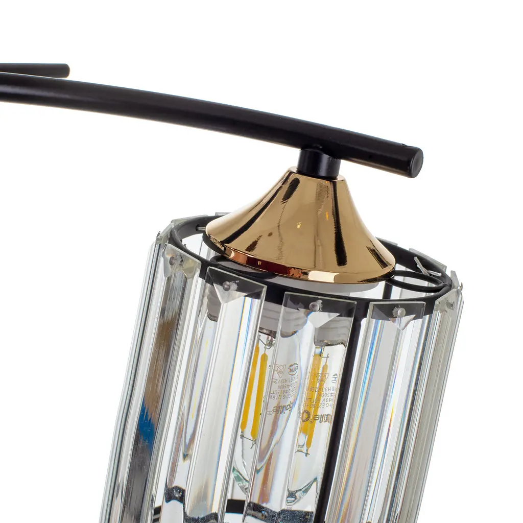 Люстра потолочная Brille в спальню E27 60W BK (LK-705S/3) - фото 2