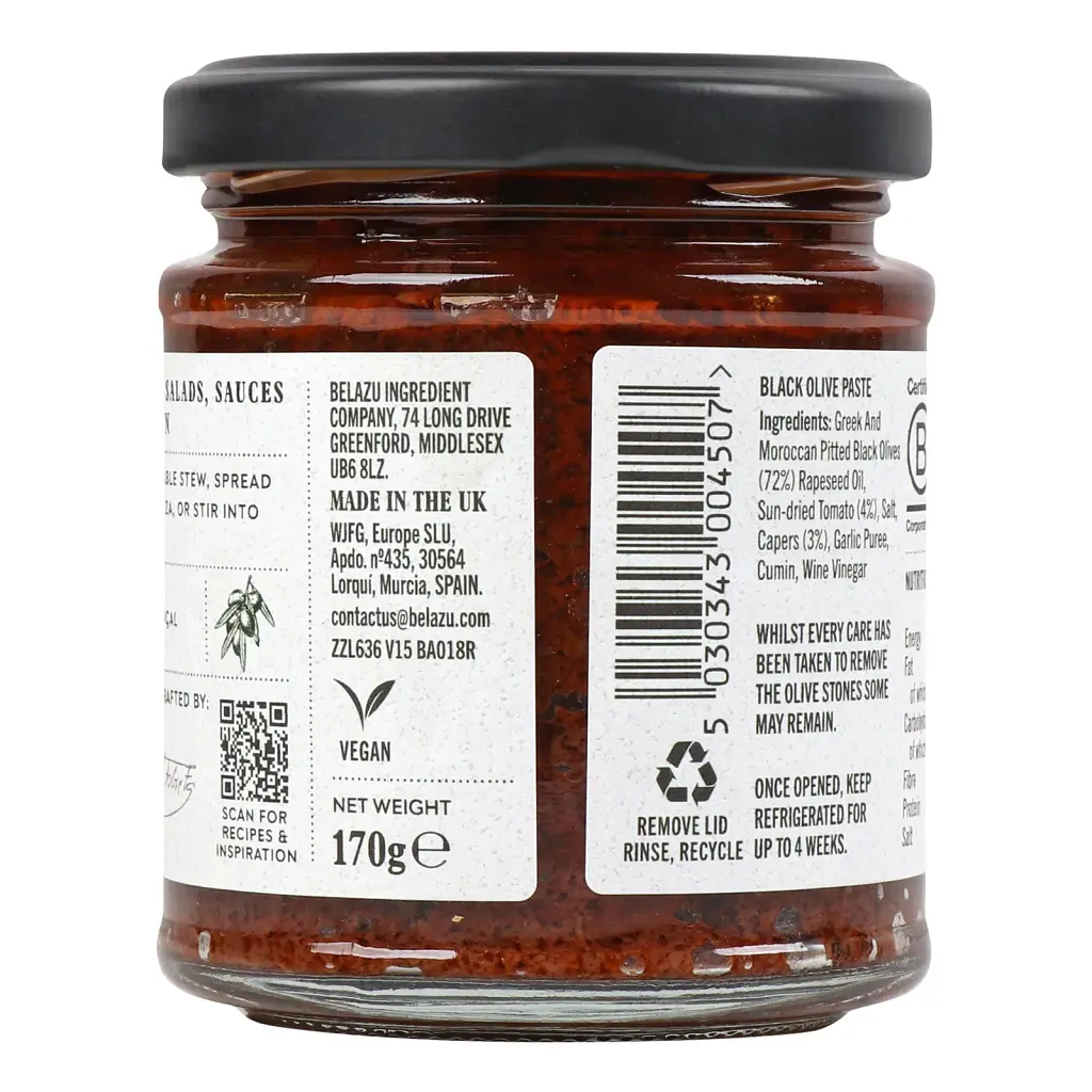 Паста  Belazu Black Tapenade 170 г - фото 2