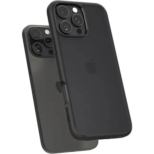 Прозорий чохол Spigen Ultra Hybrid Frost Black для iPhone 16 Pro Max (ACS07995) - фото 2