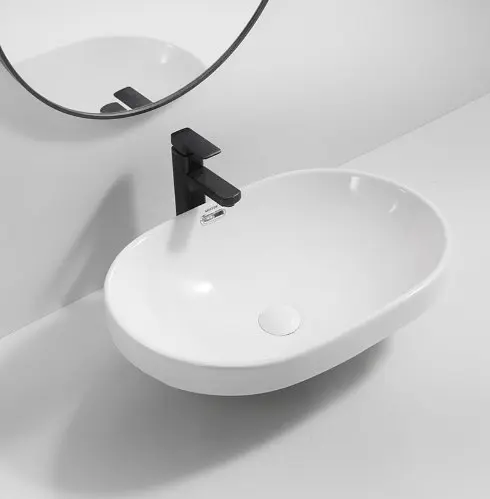 Раковина Mixxus Premium ELLIPSE-1601 з переливом (MP6569) - фото 2