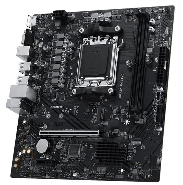 Материнська плата MSI PRO A620AM-B EVO (PRO A620AM-B EVO) (Socket AM5, AMD A620A, Micro-ATX) - фото 3
