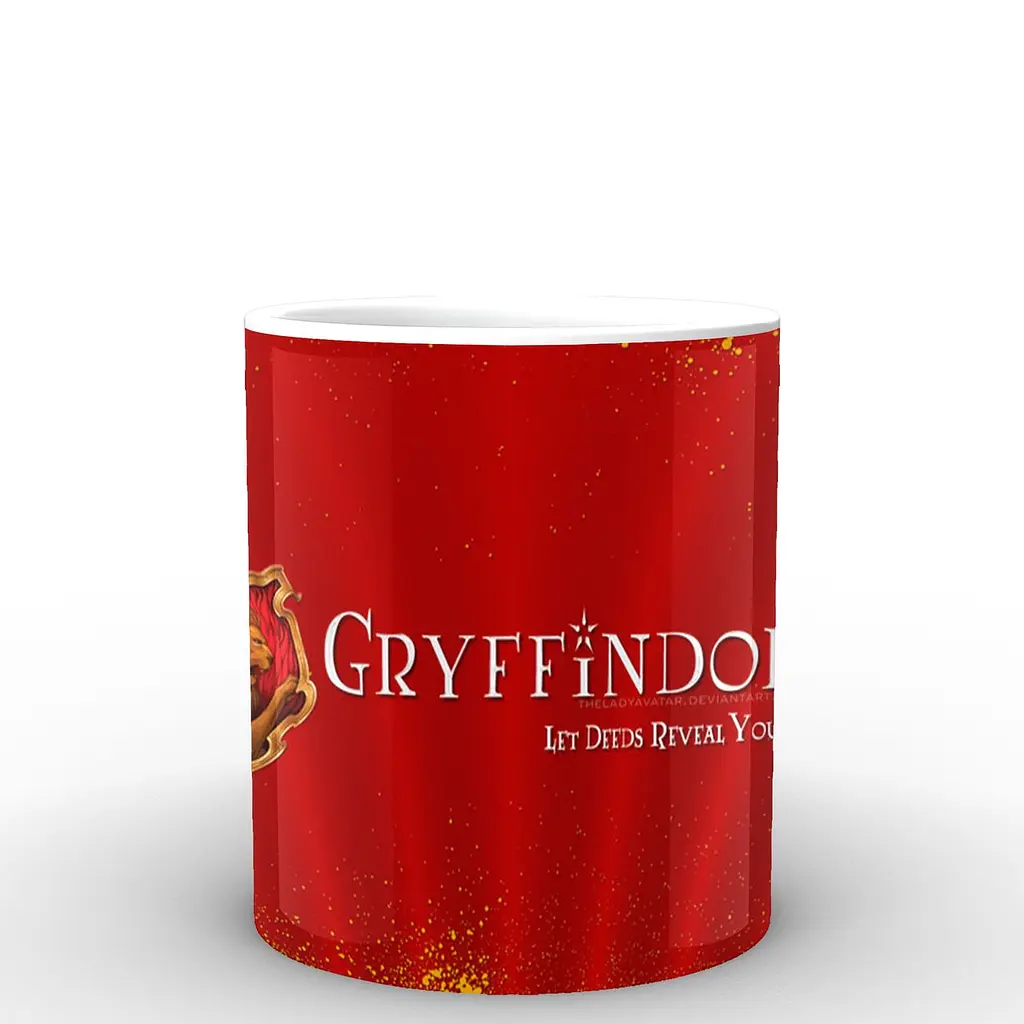Кружка GeekLand Harry Potter Гарри Поттер Гриффиндор HP.02.066 330 мл белая - фото 3
