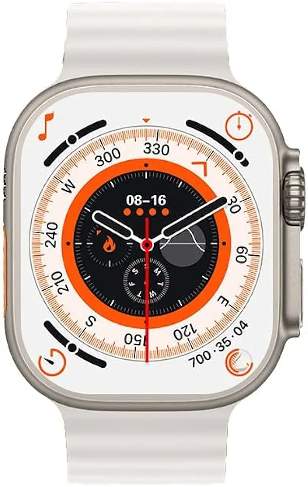 Смарт-часы сенсорные T900 Ultra white (16073) - фото 4