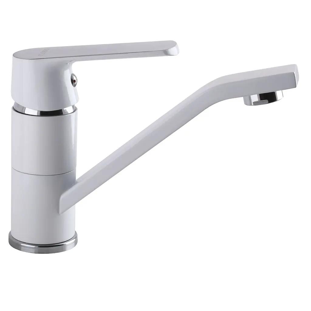 Змішувач для умивальника Globus Lux Laguna GLA-0203MQ-7-white Білий - фото 5