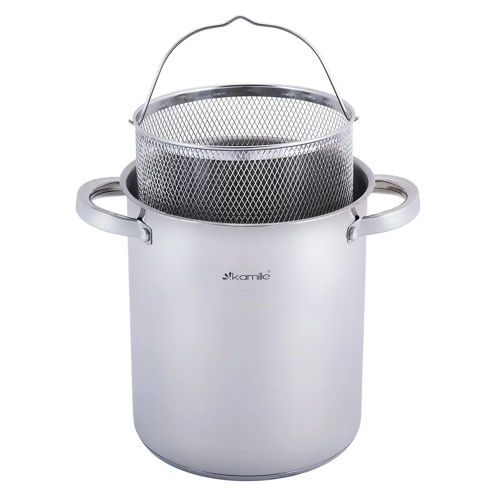 Каструля з друшляком Kamille KM-5851 5.0л - фото 4