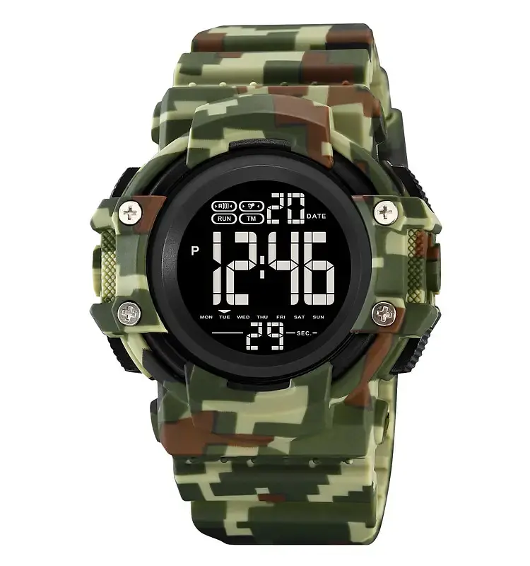 Спортивний годинник чоловічий Skmei 2195 Камуфляж (2634301461)