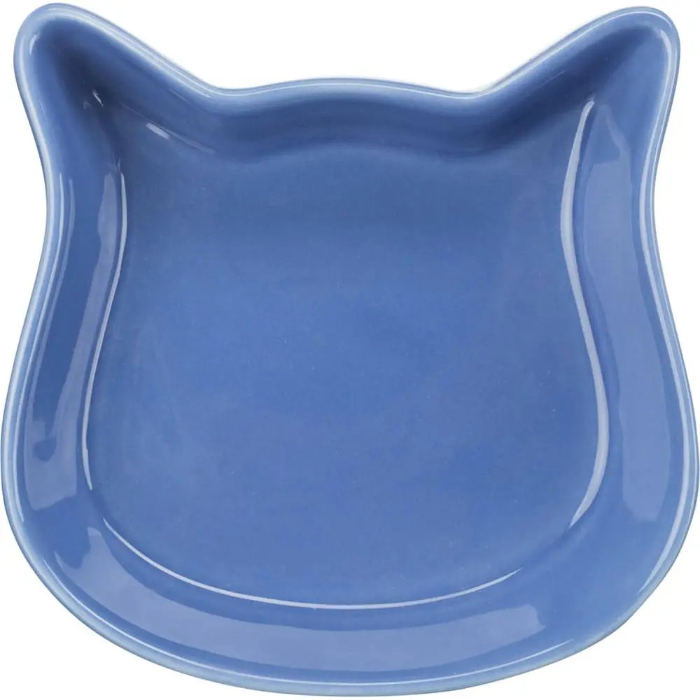 Миска Trixie для кішок керамічна у формі котячої голови, 0,25 л, 12 х 12 см - фото 2