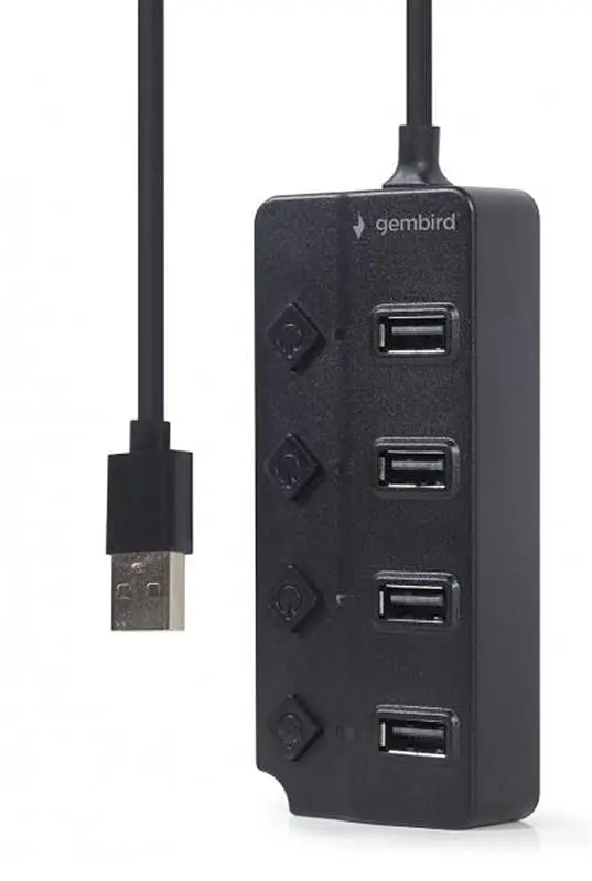 USB-хаб Gembird 4 ports з вимикачами (UHB-U2P4P-01) - фото 3