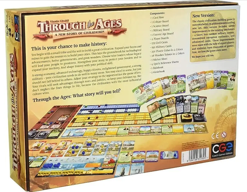Настільна гра Czech Games Edition Крізь Століття: Нова Історія Цивілізації (Through the Ages: A New Story of Civilization) (англ.) (CGE00032) - фото 2