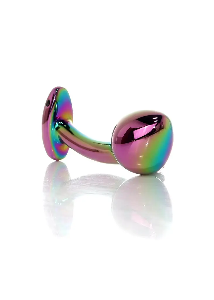 Анальна пробка - Jewellery Multicolour Curved Plug L - фото 4