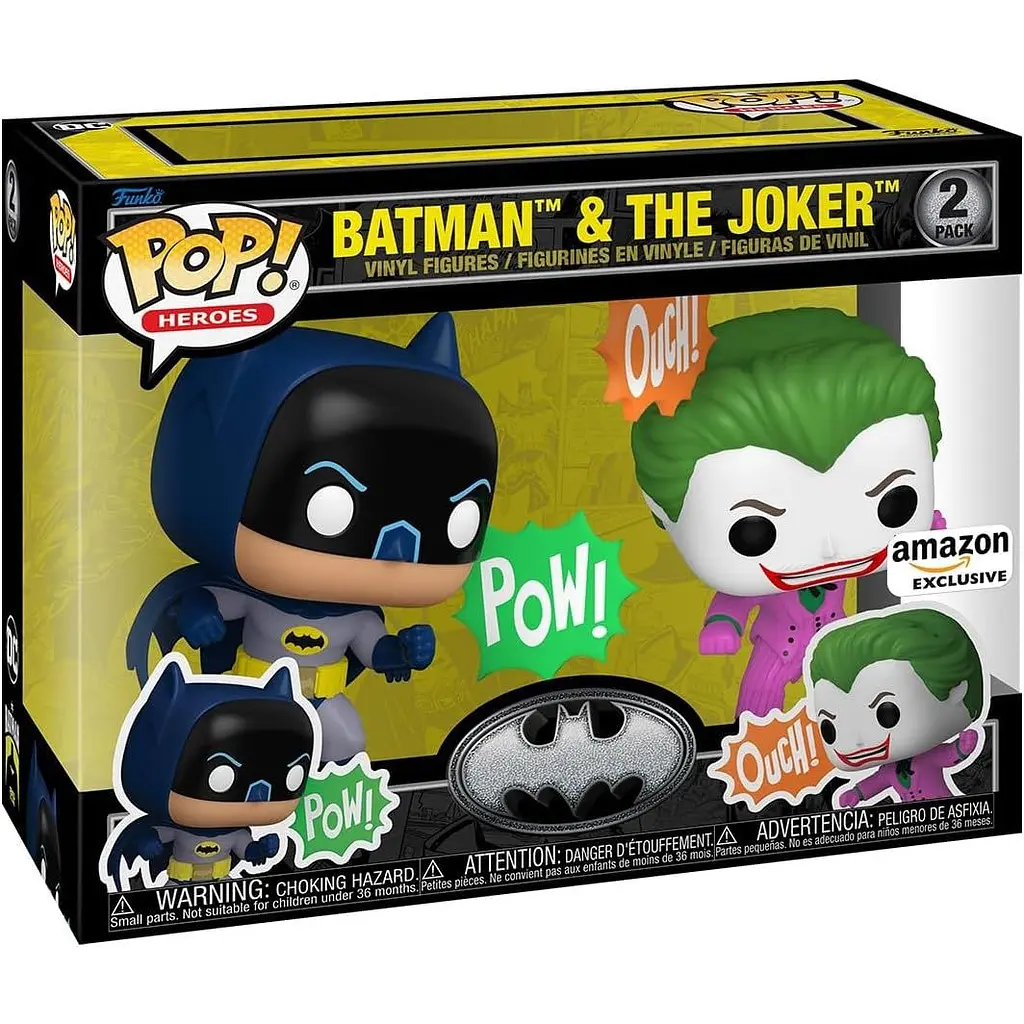 Фігурка Funko Pop ДС Бетмен і Джокер DC Batman and The Joker 10 см Exclusive 2-Pack - фото 3