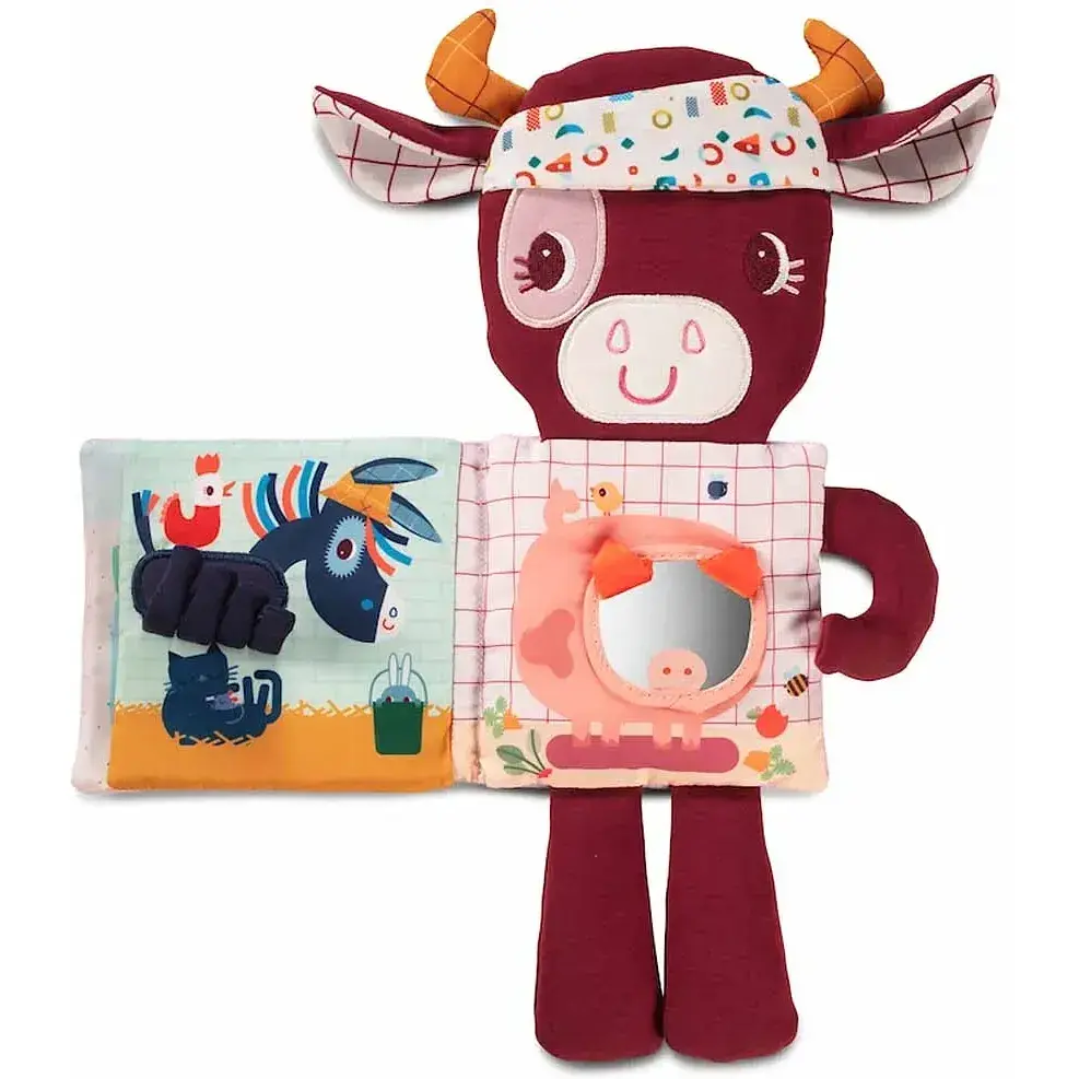 М'яка книга Lilliputiens Корівка Розалі світиться у темряві (83418) - фото 4