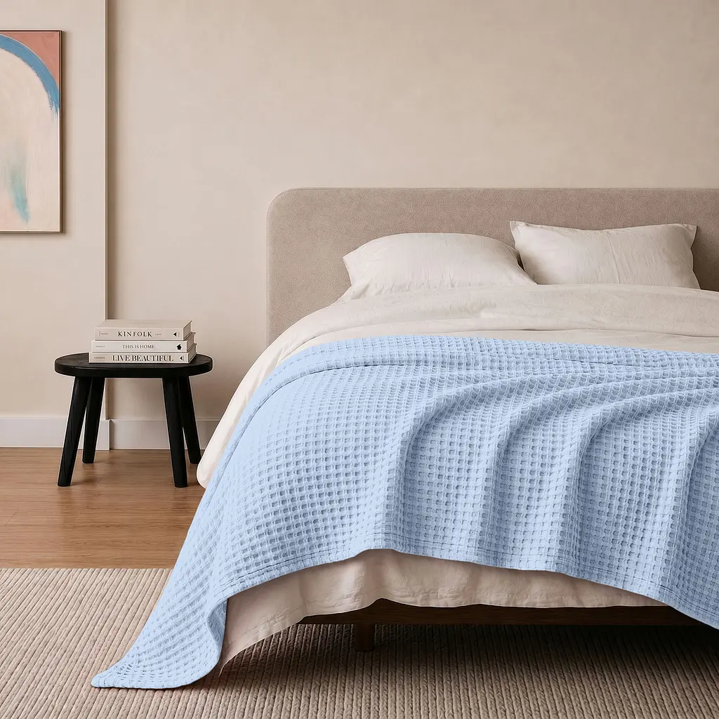 Плед покривало Cosas Skyey Greek Waffle 240х260 см вафельне (Blanket_41Skyey_GreekWaffle_240x260) - фото 2