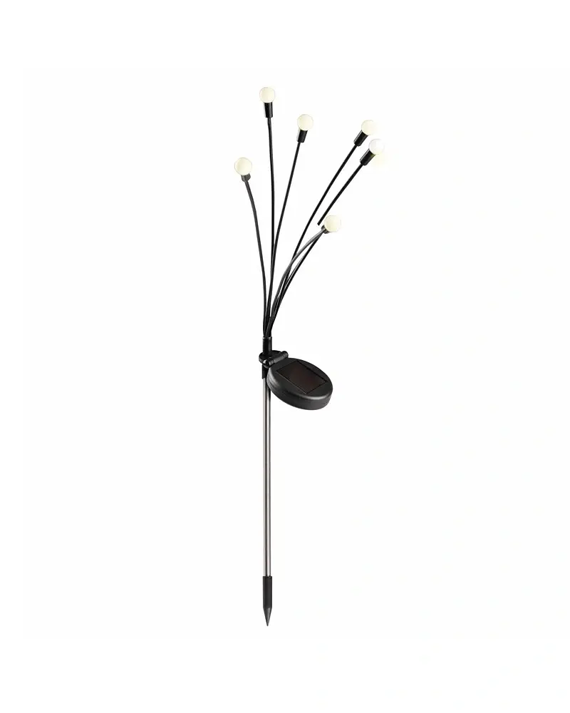 Уличный светильник на солнечной батарее Goldlux 328168 Fiorini LED 3500K IP44 черный - фото 3