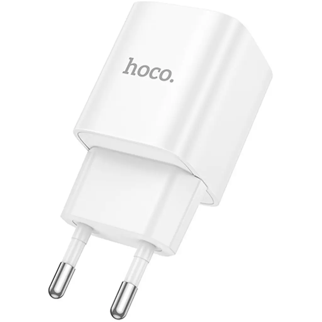 Мережевий зарядний пристрій Hoco C145A 18W White [125443] - фото 3