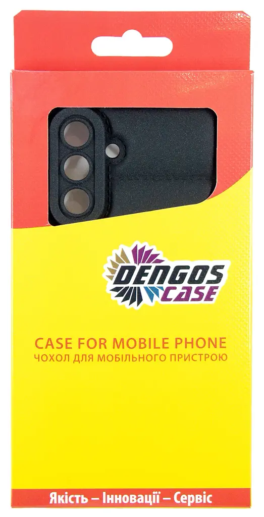 Чохол до мобільного телефона Dengos Kit Samsung Galaxy A36 5G Soft + glass (Black) (DG-KM-140) - фото 4