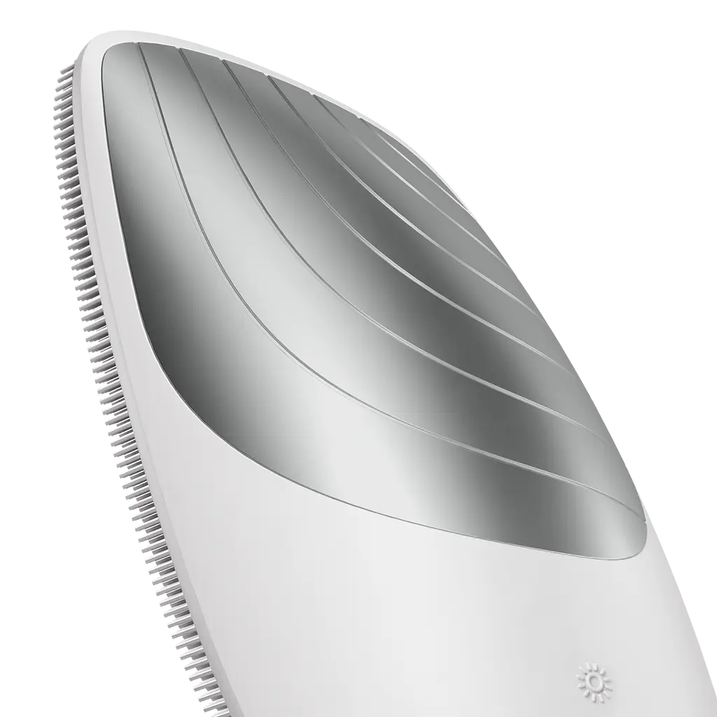 Електронна звукова термощітка для обличчя GESKE Sonic Thermo Facial Brush 6 в 1 біла - фото 4
