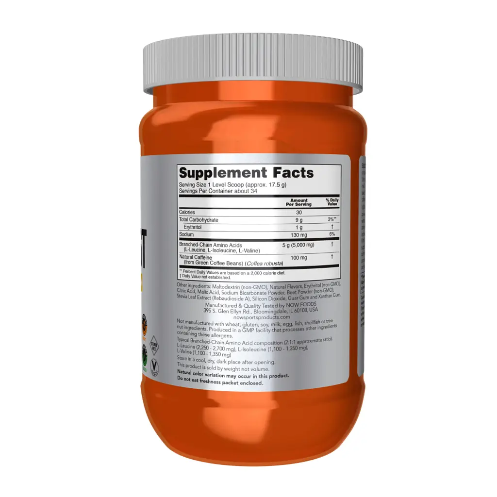 Амінокислоти Now Sports BCAA Blast Tropical Punch 600 г - фото 2