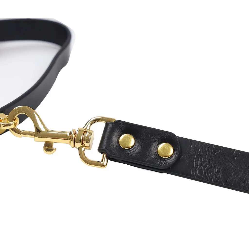 Сумка-трансформер для зберігання секс-іграшок LOCKINK Detachable JK Bag, чорна, ПВХ - фото 8