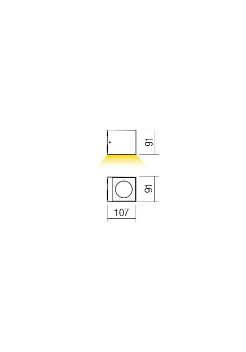 Уличный светильник Redo Group TEKO AP LED COB 6W IP65 DG 3000K(5.1.2) Redo 90098 - фото 2