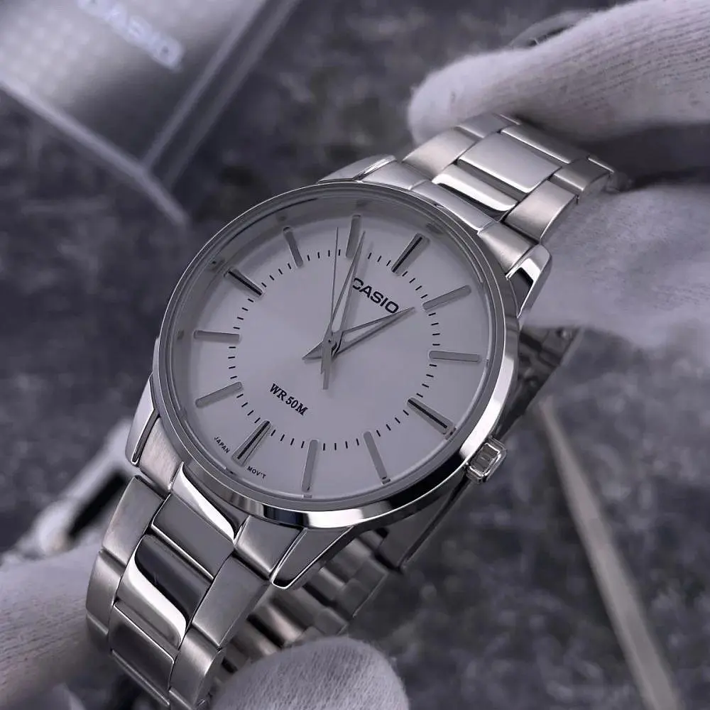 Чоловічий годинник Casio MTP-1303D-7A Сріблястий ( AT1141-0312 ) - фото 3